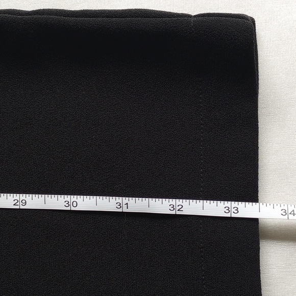 LOFT Exposed Zipper Knit Mini Dress 0 Black Stripe  - 50off3 - Picture 7 of 7